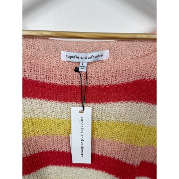 Cupcakes & Cashmere Stripe Lex Sweater Size L - Picture 3 of 8